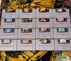 Lot of 16 Super Nintendo Cartridges Games SNES Untested