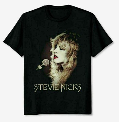 Stevie- Nicks Singer  Black cotton classic unisex gift for men women Tshirt