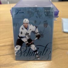 2025-26 Upper Deck Flair forecheck Blue Ice Nick Schmaltz Utah SSP /25