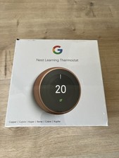 Google Nest Learning Thermostat 3rd Gen - Copper - T3031EX - New & Sealed