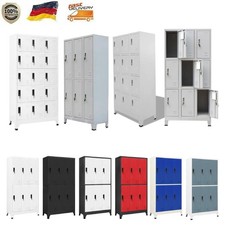 Fächerschrank Schließfachschrank Wertfachschrank Umkleideschrank Spind Stahl