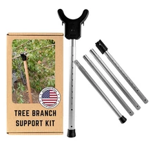 Adjustable Aluminum Tree Support Pole with Tree Crutch – Prevents Fruit Tree ...
