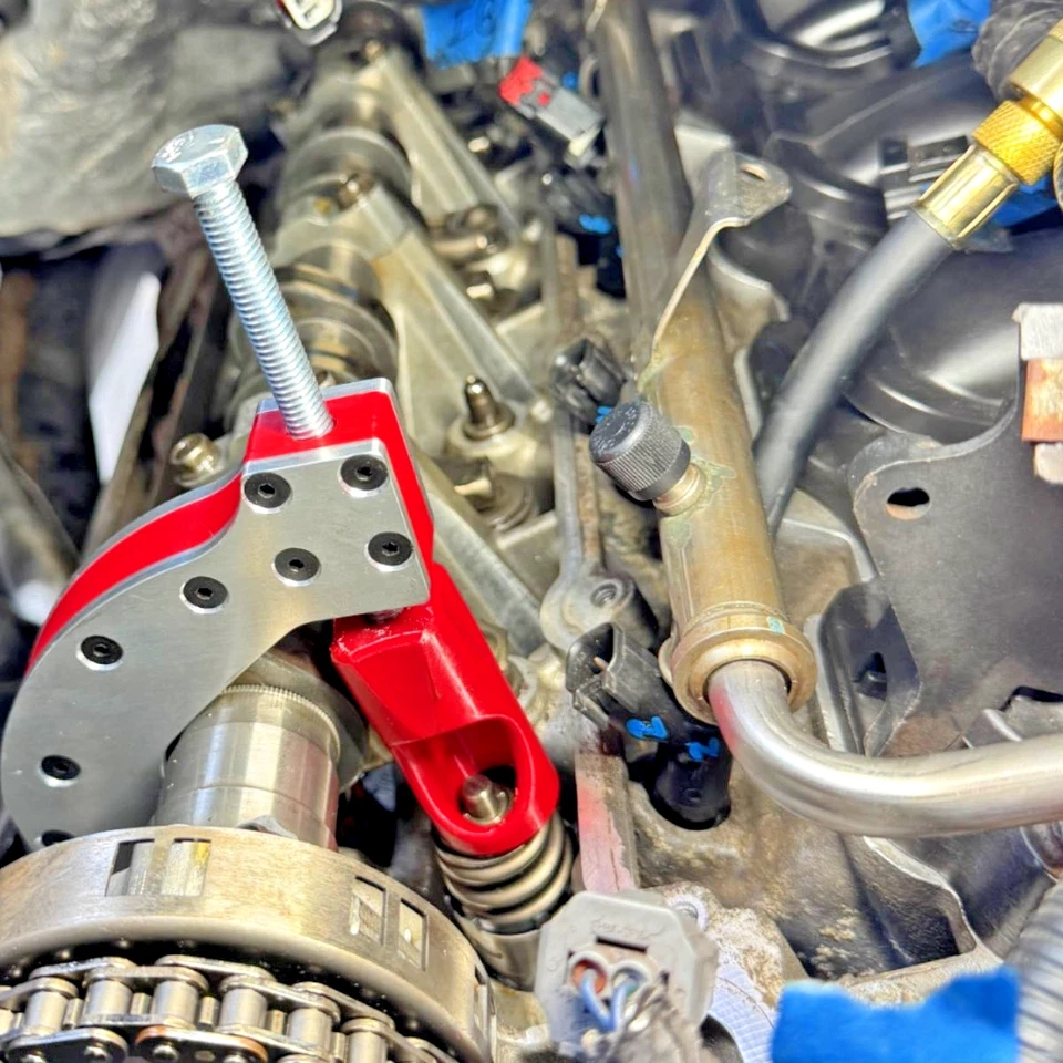 Herramienta compresor de resorte de válvula de motor para Chrysler Dodge Jeep Mitsubishi 3.7L 4.7L Foto 3 de 4