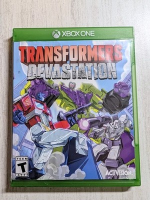 Transformers Devastation Xbox One Series X In Case WATER DAMAGE COVER ART