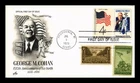 US COVER GEORGE M COHAN YANKEE DOODLE DANDY PERFORMING ARTS FDC COMBO