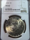 1922 Peace Dollar - NGC MS62 - As Shown!