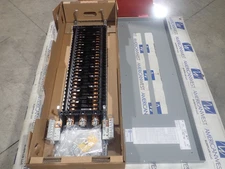 New GE AQF3541MTX 125 Amp 208/120 Volt 3 Phase 4 Wire Main Lug Panel Interior