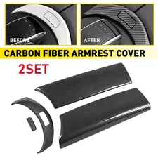 ABS Fit 2015-2020 Benz W205 X253 4X Console Armrest Button Trim Decor & Box Trim