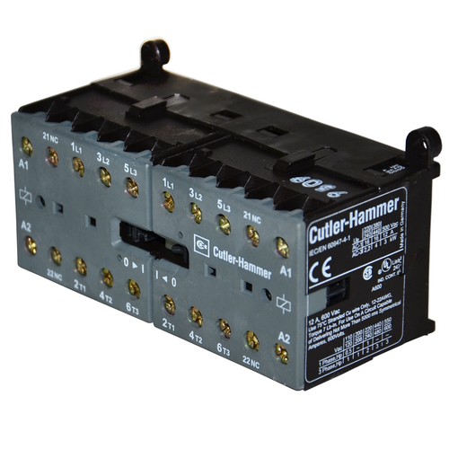 CE52CNC310T1 Cutler Hammer 240VAC Coil W/1NC Aux IEC Reverse Contactor --SES - 第 1/1 張圖片