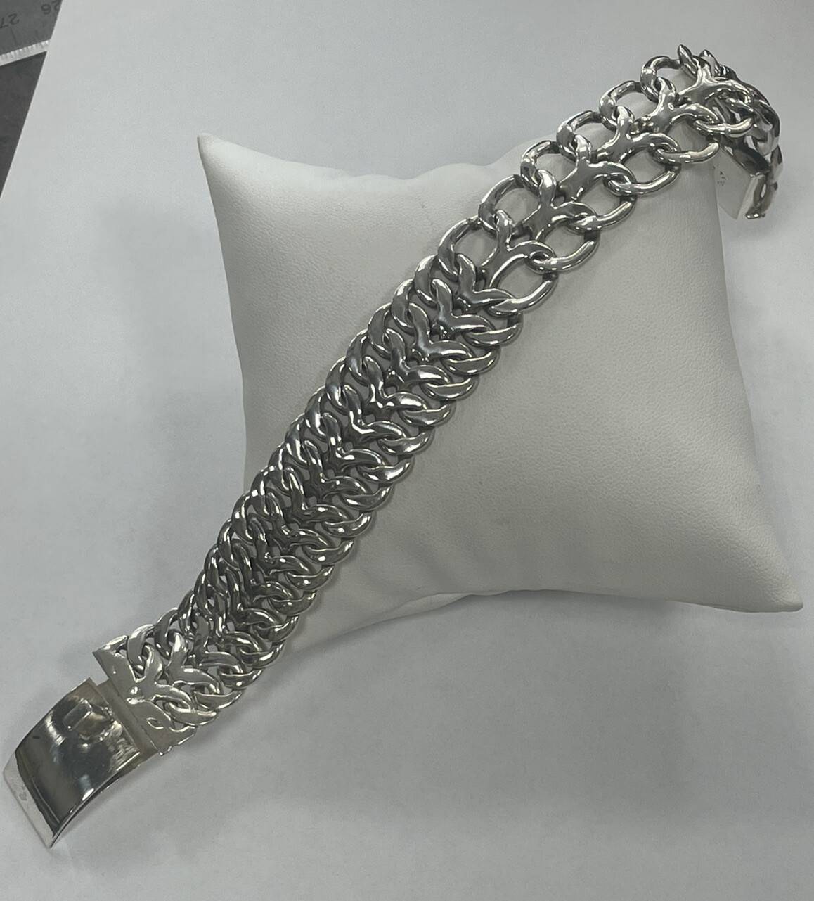 Heavy Vintage Solid Sterling Silver Unique Altern… - image 11