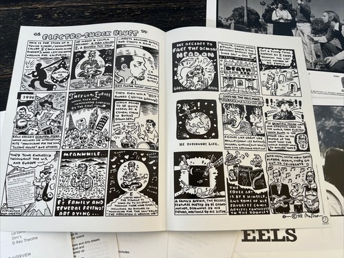 1990’s Band EELS Press Release 8x10 Literature Comic Promo Sticker - Picture 3 of 7