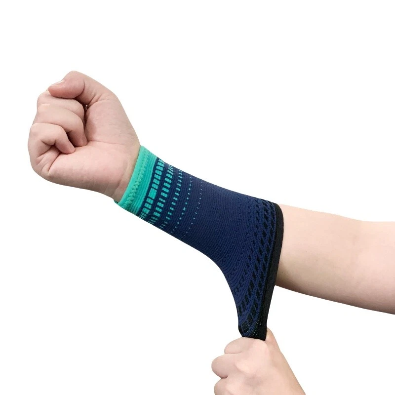 2 PCS Knitted Sports Wristband Badminton Basketball Fitness Breathable Strap - Image 2 of 2