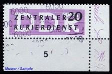 1957, DDR Verwaltungspost B Zentraler Kurierdienst, 15 Ecke, ** - 1802881