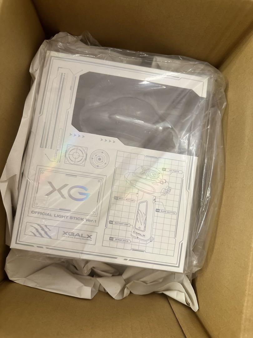 XGALX LIGHT STICK Ver.1 ホワイト XG OFFICIAL LIGHT STICK Ver.1（w/XG Trading Card / Set of 7