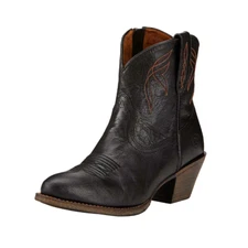 ARIAT Leather Darlin' Western Calf High Boot 10017325 Black/Brown NWT NEW NIB!