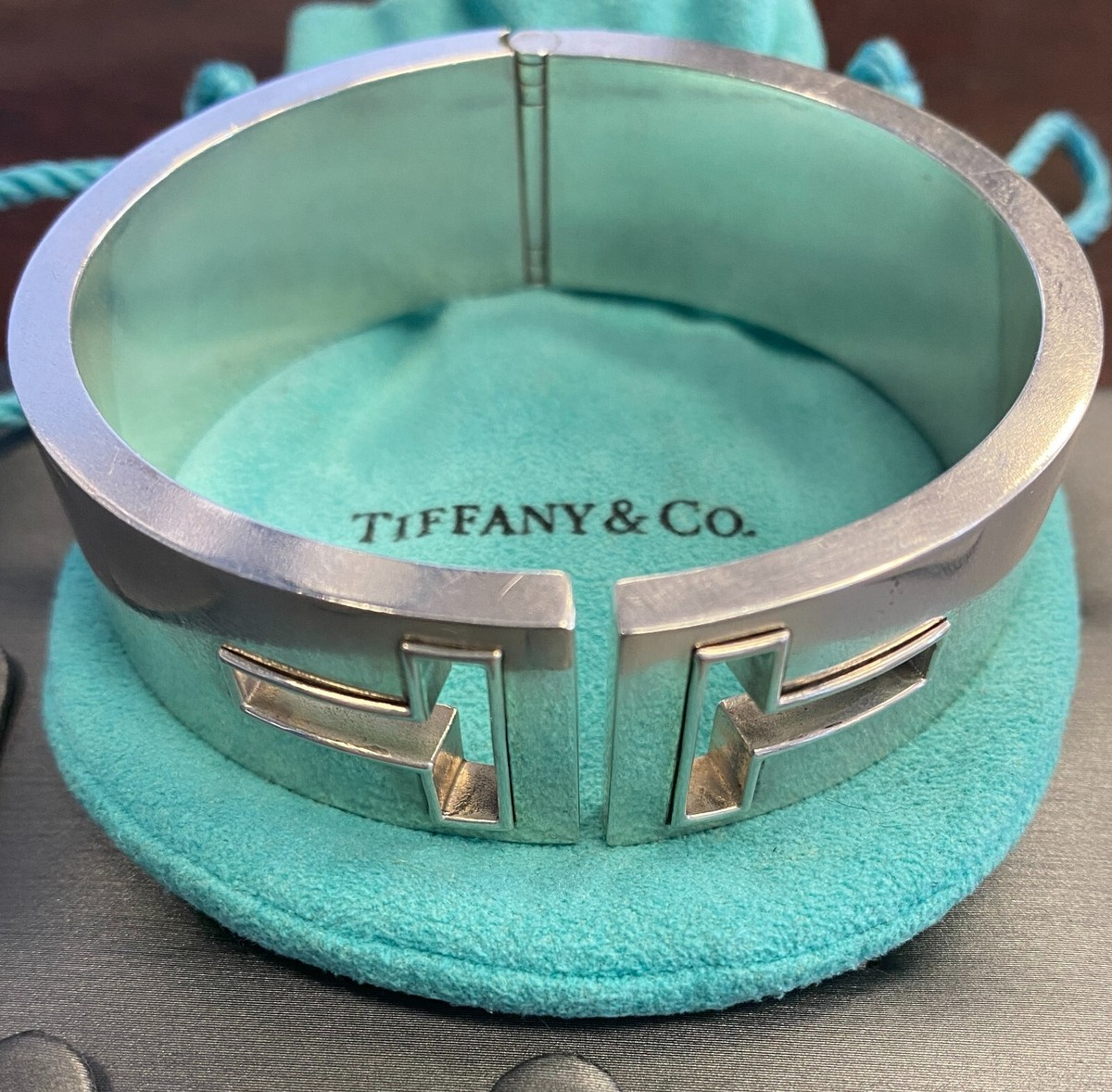 Tiffany T Cut-Out Cuff Bracelet Sterling Silver