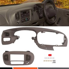 Fit For 97-03 Ford F-150 Expedition Dash Pad Dashboard Dash Radio Bezel Brown