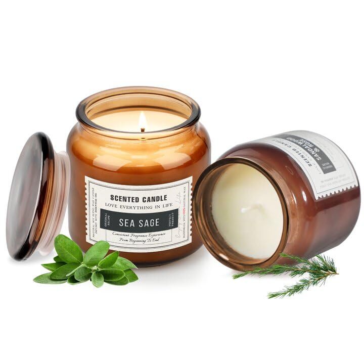 Candles for Home Scented, 2 Pack 31 Oz Candles Gifts for Women, Large Soy Sce...