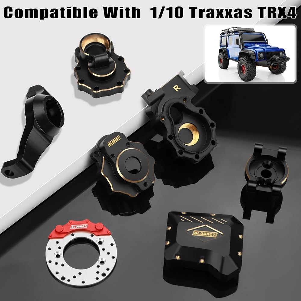 TRXF12CH01 - Heavy 70g Brass Differential Cover TRA TRX-4 - Foto 5
