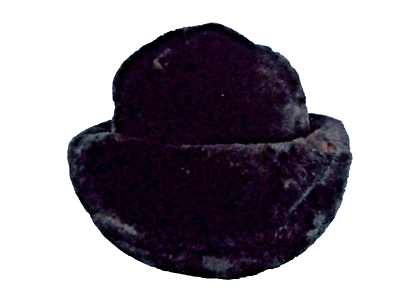 JEAN GUY HAUTE MODE Hat Black Brown Genuine Mouton Hollywood  display picture 2