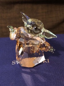 Swarovski Disney Star Wars Mandalorian The Child Grogu Baby Yoda Brand New Ebay