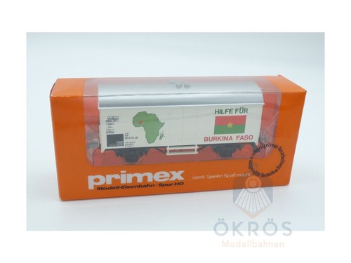 Primex 4593 Kühlwagen, "Hilfe für Burkina Faso", H0 | Zustand: Neu