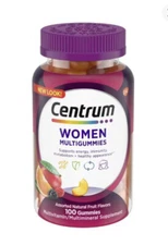 Centrum Women 100 MultiGummies-For Healthy Appearance-New(See Below)-SHIP  24 HR