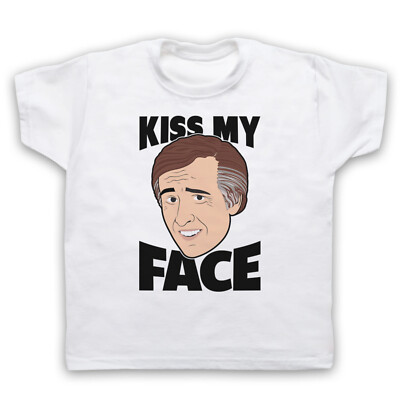 ALAN PARTRIDGE INOFFIZIELLES KISS MY FACE COOGAN ZITAT KINDER KINDER T-SHIRT