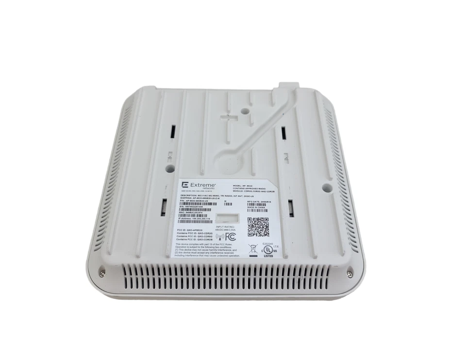 NIB Extreme Network  AP-8533i AP-8533-68SB30-US 802.11AC MU MIMO WAP Point PoE - Image 4 of 4