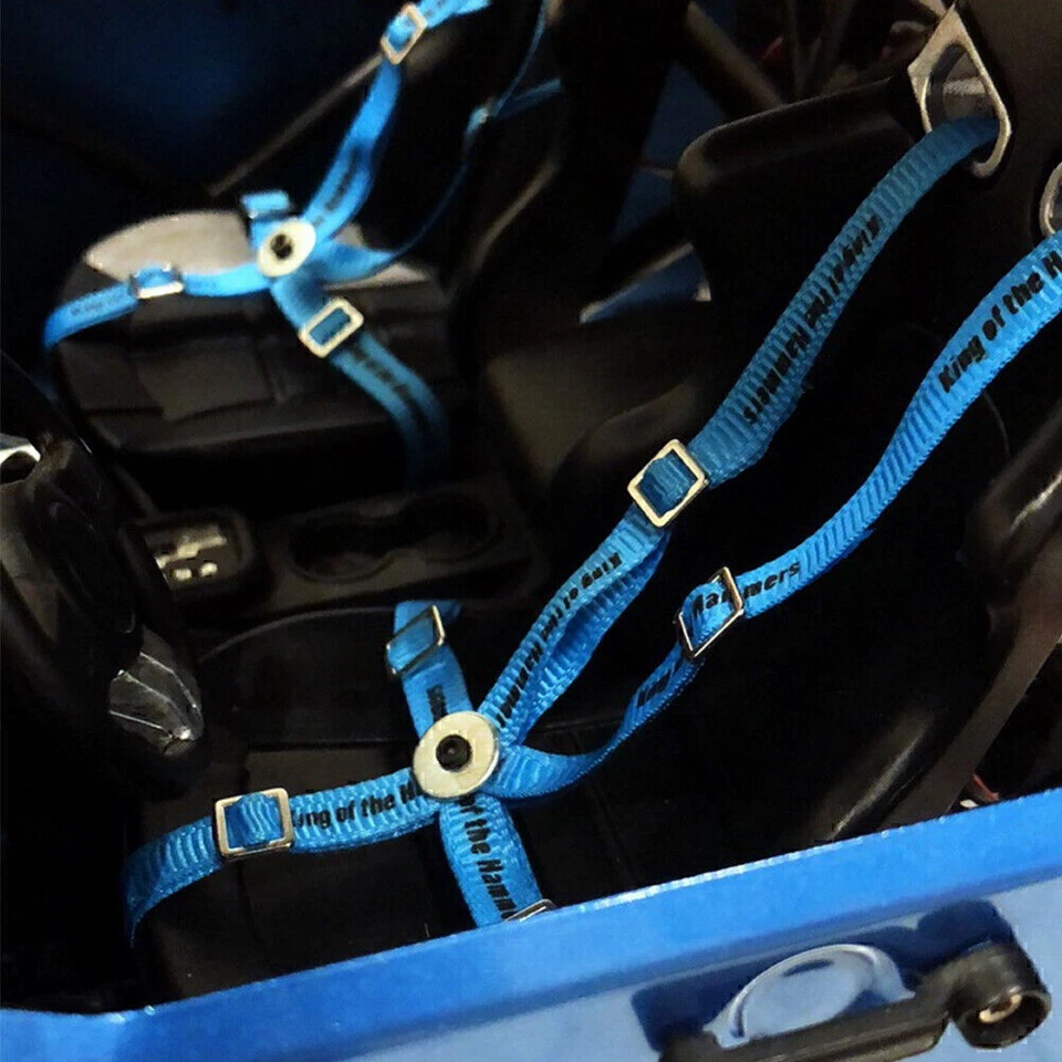 Racing 1/10 Scale 5 Point Seat Belt For RC Crawler Axial SCX10 90046 90047 90027 - Image 2 of 4