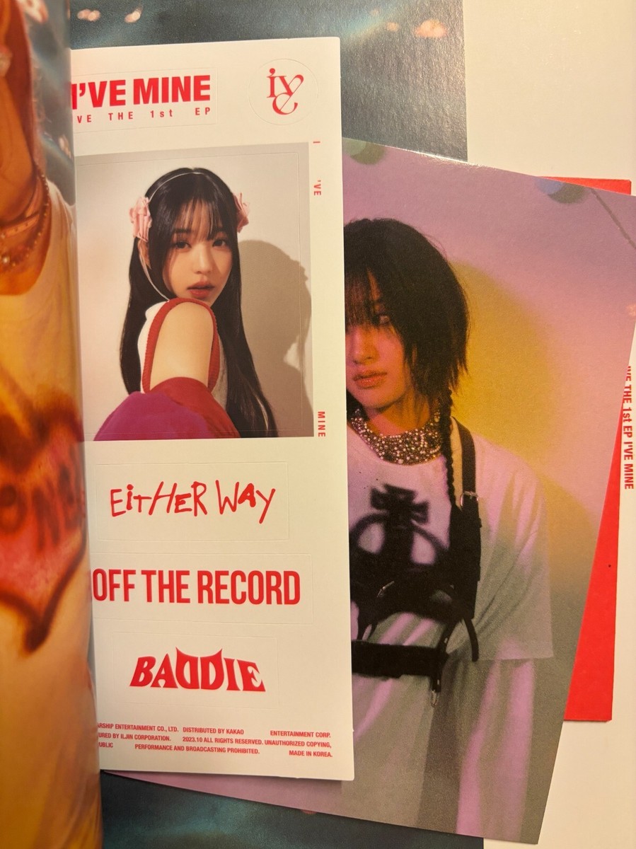 IVE [I'VE MINE] All Member Autographed Signed Album Mint