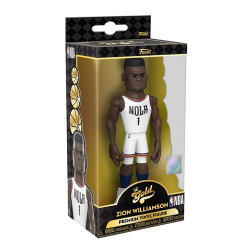 Authentique Funko GOLD Zion Williamson NBA Pelicans FIGURINE VINYLE PREMIUM NEUF