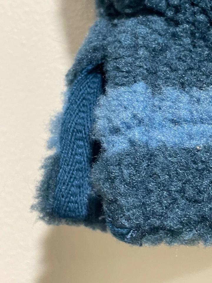 全新 Gymboree 男孩(5 码)蓝色条纹 1/4 拉链衬衫针织衫 - 夜间森林 — 第 4/4 张图片