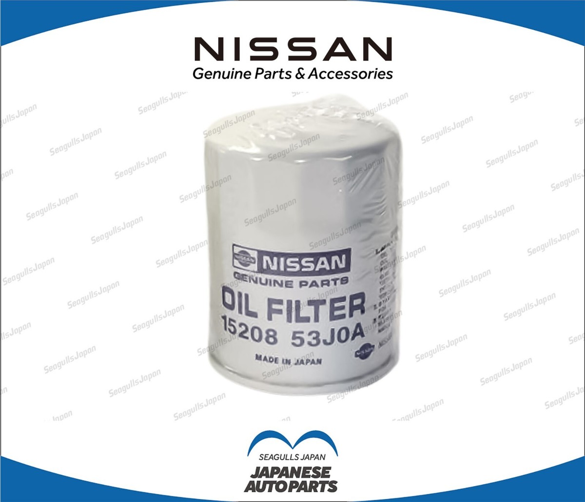 Genuine Oil Filter 15208-53J0A F/S Nissan | eBay