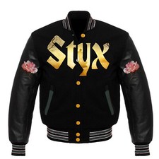 RARE Styx  varsity  jacket Cool unique designs