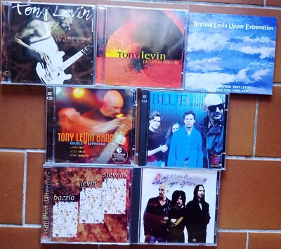 TONY LEVIN KONVOLUT 7 CD. Bruford Levin Upper Extremities. bozzio levin stevens.