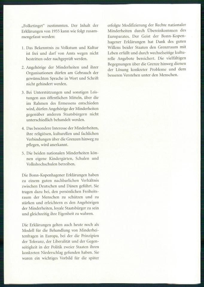CARPETA POSTAL ALEMANA 2005/10 EUROPA CEPT ALEMANIA-DINAMARCA-CONTRATO Foto 4 de 4