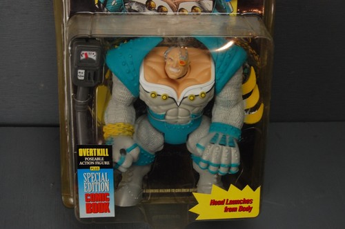 Todd McFarlane's Spawn Overtkill Action Figure with Comic Book - Picture 3 of 5