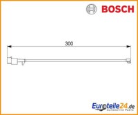 Warnkontakt, Bremsbelagverschleiß Bosch 1987474576