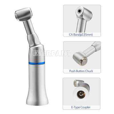 Dental Low Speed Contra Angle Air Motor 1:1 - E-Type 2/4 Hole, FG 1.6mm, NSK Style, CE/FDA