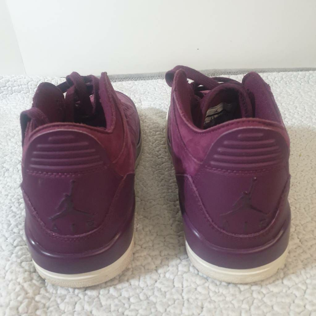 jordan retro 3 burgundy