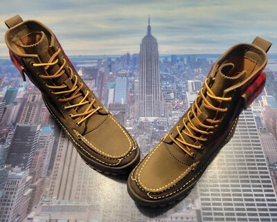 Polo Ralph Lauren Sportsman Polo Country Ranger Lug Moc Toe Boots