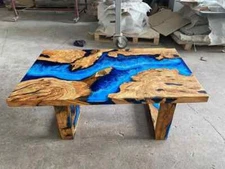 Modern Epoxy Table - Luxury Resin Wood Table - Unique Handmade Epoxy Furniture
