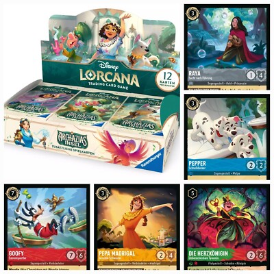 Disney Lorcana Archazias Island Single Cards NO FOIL Sleeved NM DE Monthly Updates