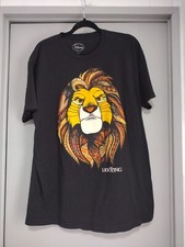 Vintage Disney The Lion King T-shirt Size Extra Large Adult Black Background G C