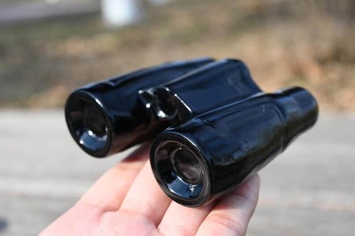 3.1" Hand carved obsidian telescope Natural reiki Crystal Decor healing gift 1pc - Picture 3 of 10