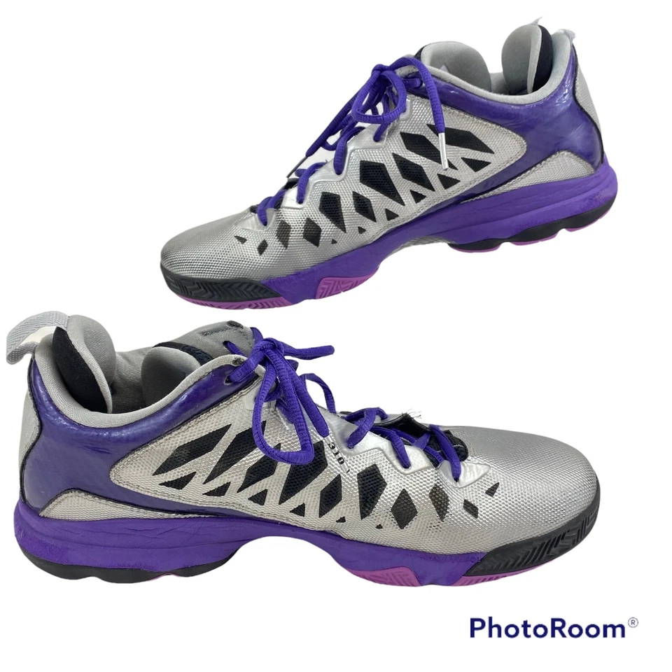 Nike Air Jordan Chris Paul VI 6 535807-005 CP2 para hombre talla 8,5 plateado púrpura Foto 2 de 4