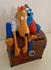KÄPTN BLAUBÄR Spardose Postbank Money Box 1994 Ravensburger Vintage