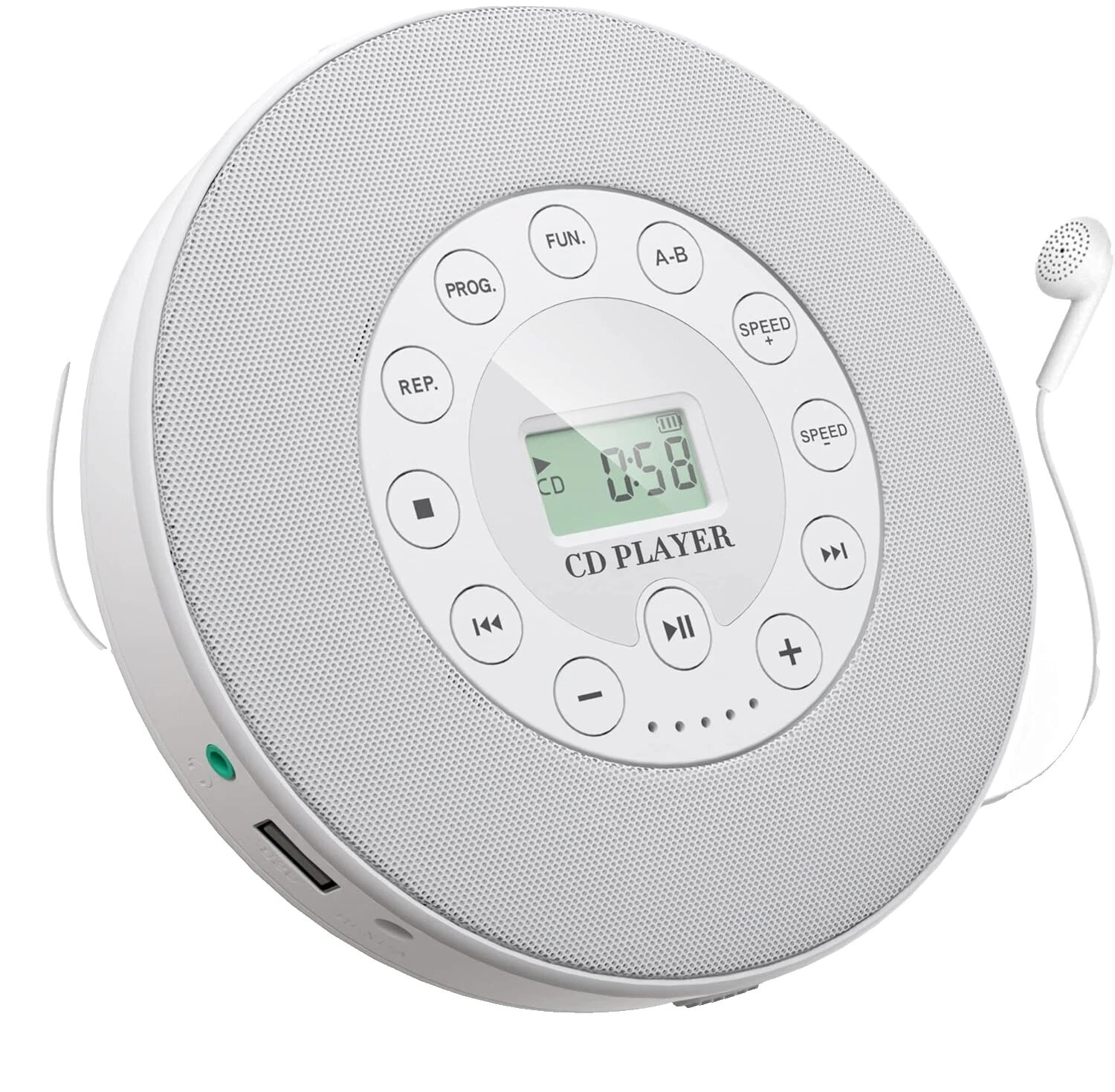 Reproductores de CD personal Blanco