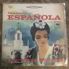 JAVIER SOLIS & MARIACHI -FANTASIA ESPAÑOLA DE AGUSTIN LARA- 1962 MEXICAN LP